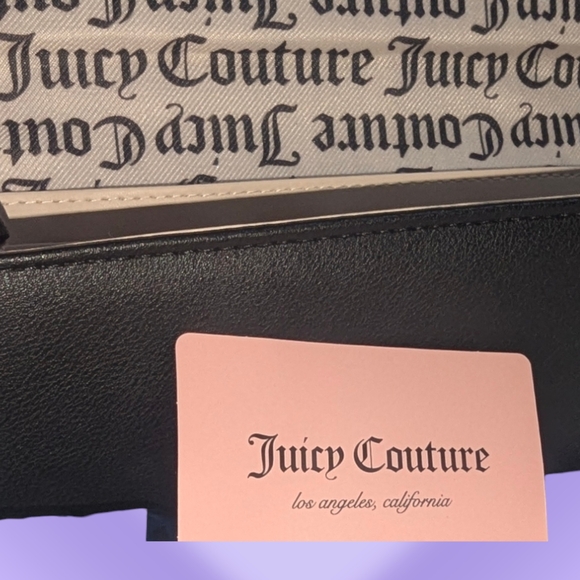 Juicy Couture Black Perforated Wallet - Picture 4 of 13